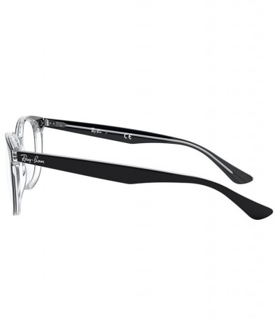 RX5356 Unisex Square Eyeglasses Top Blk $38.20 Unisex