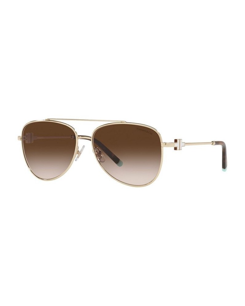 Women's Sunglasses TF3080 59 Pale Gold-Tone $56.68 Womens