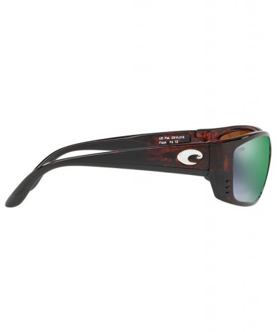 Polarized Sunglasses FISCH 64P TORTOISE BROWN/GREEN MIR POL $30.03 Unisex