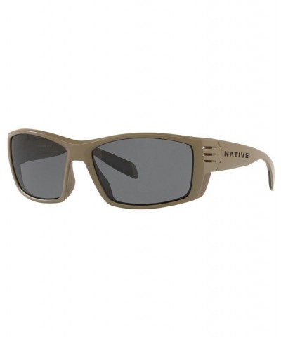 Native Men's Polarized Sunglasses XD9019 61 DESERT TAN/GREY $15.34 Mens