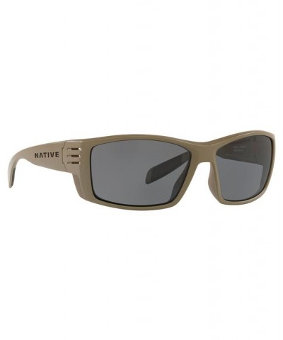 Native Men's Polarized Sunglasses XD9019 61 DESERT TAN/GREY $15.34 Mens