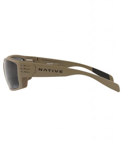 Native Men's Polarized Sunglasses XD9019 61 DESERT TAN/GREY $15.34 Mens