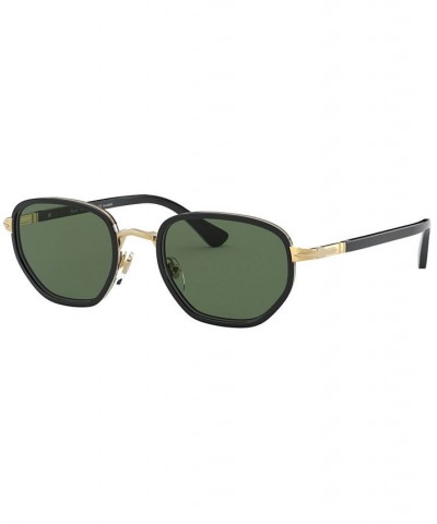 Polarized Sunglasses 0PO2471S10975850W BLACK/GREEN POLAR $110.60 Unisex