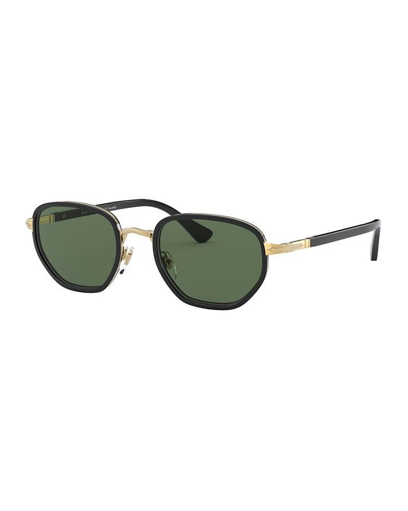 Polarized Sunglasses 0PO2471S10975850W BLACK/GREEN POLAR $110.60 Unisex