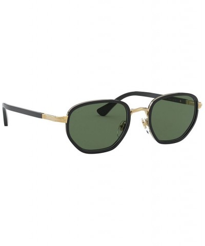 Polarized Sunglasses 0PO2471S10975850W BLACK/GREEN POLAR $110.60 Unisex