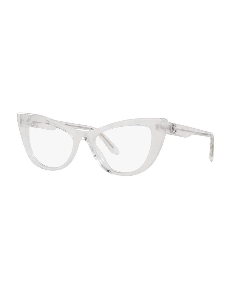 DG3354 Women's Cat Eye Eyeglasses Black $51.00 Womens