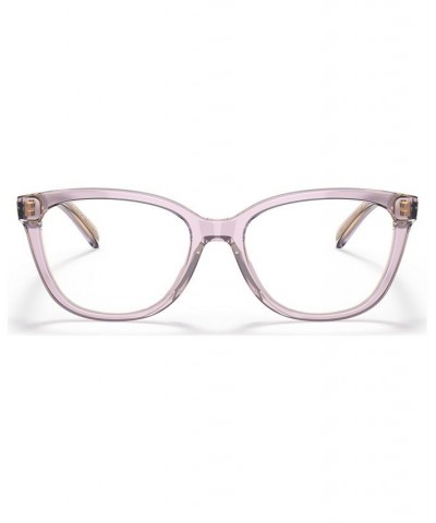 Women's Square Eyeglasses HC618653-O Transparent Blue $45.98 Womens