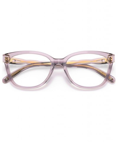 Women's Square Eyeglasses HC618653-O Transparent Blue $45.98 Womens