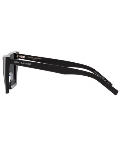 Women's SL 570 Sunglasses YS00043554-X 54 Black/Silver $66.50 Womens