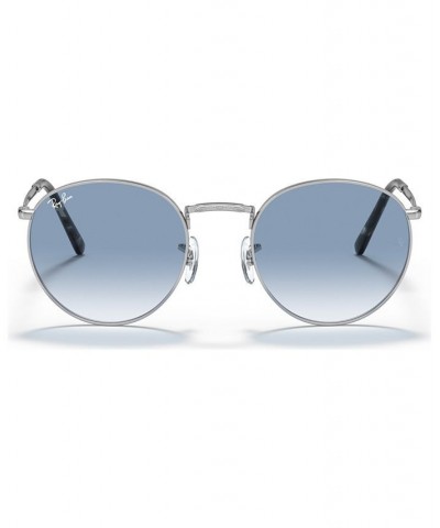 Unisex New Round Sunglasses RB363753-Y Silver Tone $42.72 Unisex