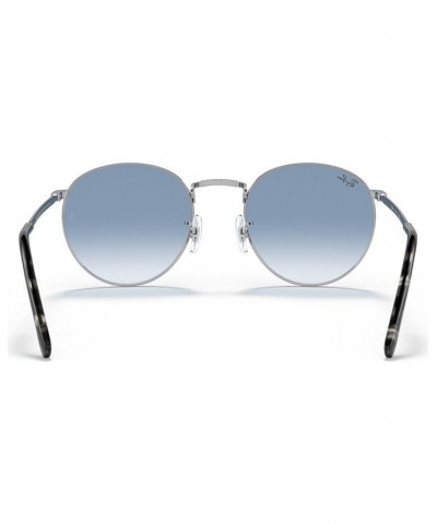 Unisex New Round Sunglasses RB363753-Y Silver Tone $42.72 Unisex