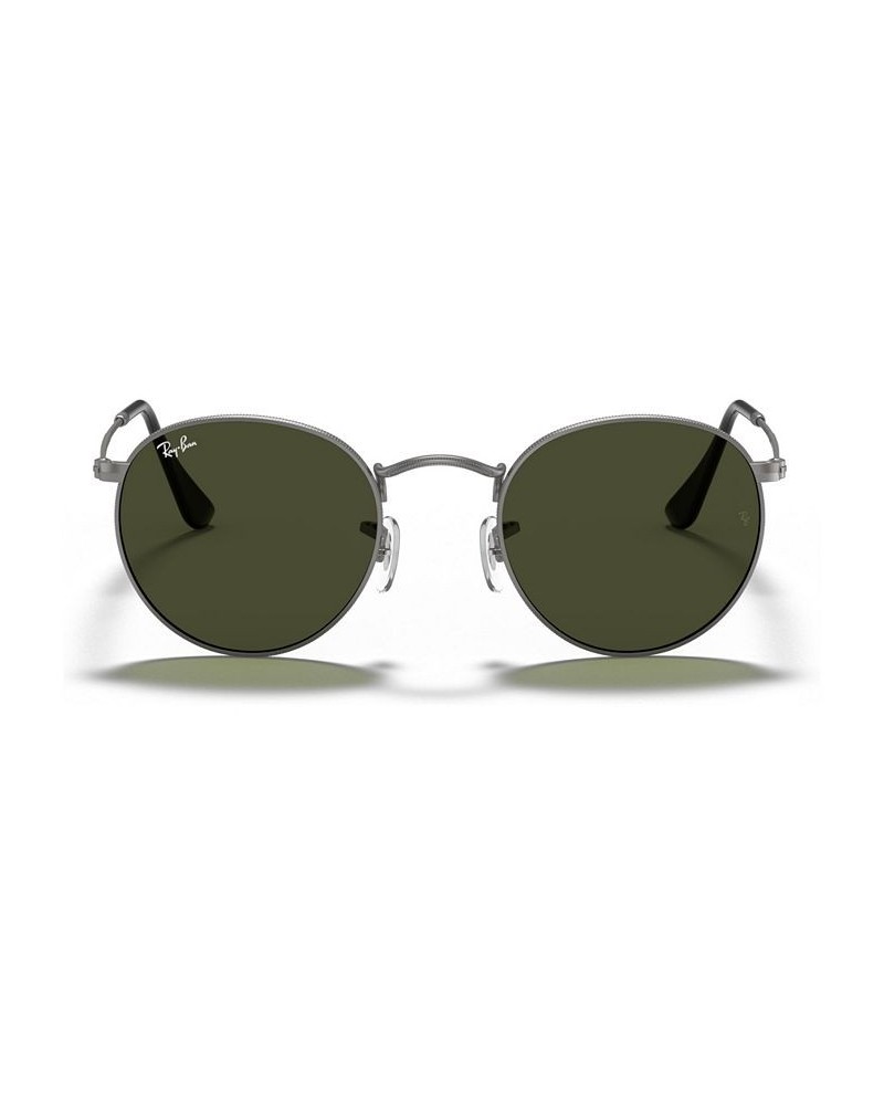 Unisex Sunglasses RB3447 ROUND METAL Gunmetal/Green $34.23 Unisex