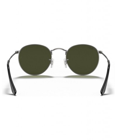 Unisex Sunglasses RB3447 ROUND METAL Gunmetal/Green $34.23 Unisex