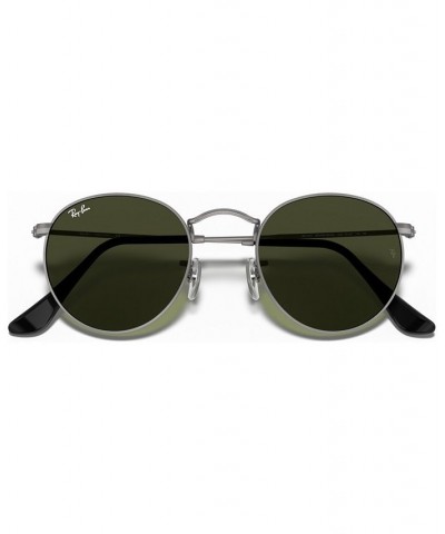 Unisex Sunglasses RB3447 ROUND METAL Gunmetal/Green $34.23 Unisex