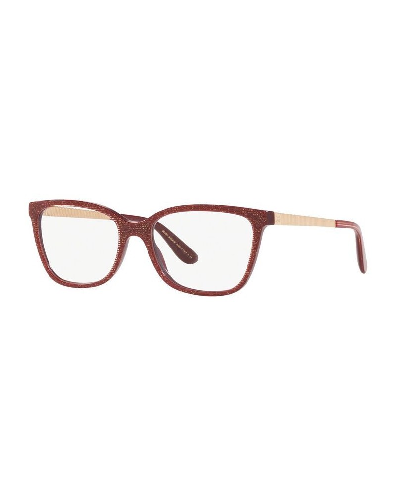 Dolce & Gabbana DG3317 Women's Rectangle Eyeglasses Black Gold $35.31 Womens