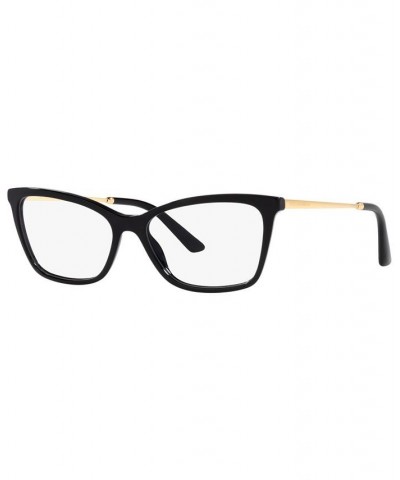 DG3347 Women's Rectangle Eyeglasses Cube Black/Gold Tone $46.58 Womens