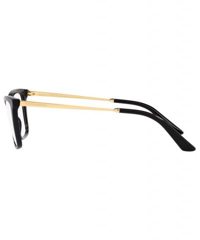 DG3347 Women's Rectangle Eyeglasses Cube Black/Gold Tone $46.58 Womens