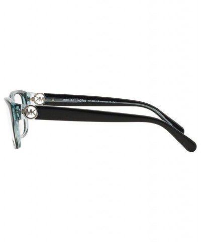 MK8001 Women's Square Eyeglasses Black Blue $29.54 Womens