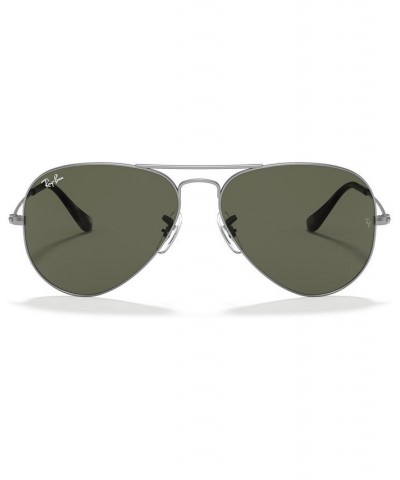 Unisex Sunglasses AVIATOR LARGE METAL RB3025 SAND TRASPARENT GREEN/GREEN $42.38 Unisex