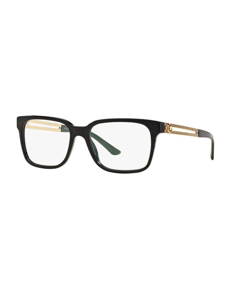 VE3218 Men's Square Eyeglasses Black $30.72 Mens