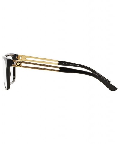 VE3218 Men's Square Eyeglasses Black $30.72 Mens