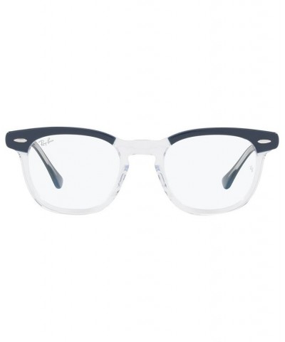 RB5398 HAWKEYE Unisex Square Eyeglasses Bordeaux on Transparent $21.48 Unisex