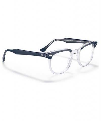 RB5398 HAWKEYE Unisex Square Eyeglasses Bordeaux on Transparent $21.48 Unisex