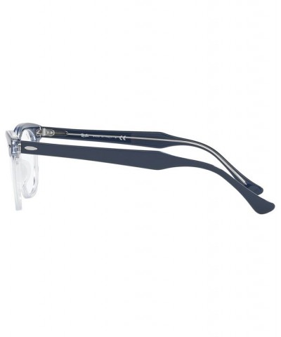 RB5398 HAWKEYE Unisex Square Eyeglasses Bordeaux on Transparent $21.48 Unisex