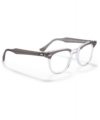 RB5398 HAWKEYE Unisex Square Eyeglasses Bordeaux on Transparent $21.48 Unisex