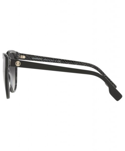 Women's Sunglasses BE4365 BETTY 55 Black on Print Tb/Crystal $40.64 Womens