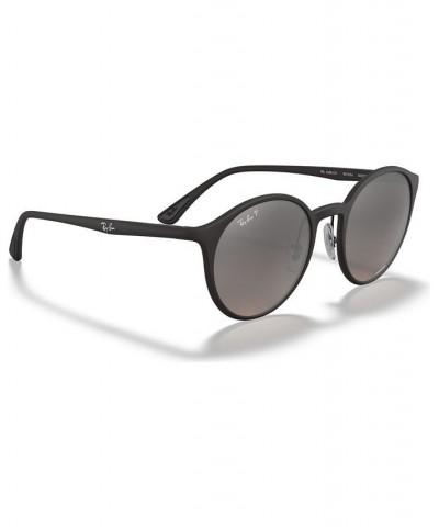 Polarized Sunglasses RB4336CH50-YZP MATTE BLACK/GREY MIR GREY GRADIENT POLAR $45.41 Unisex