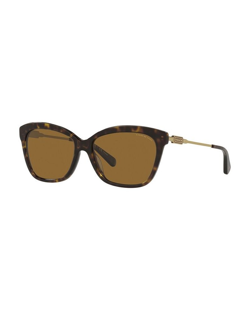 Women's Polarized Sunglasses HC8305 57 L1168 DARK TORTOISE/BROWN POLAR $25.96 Womens