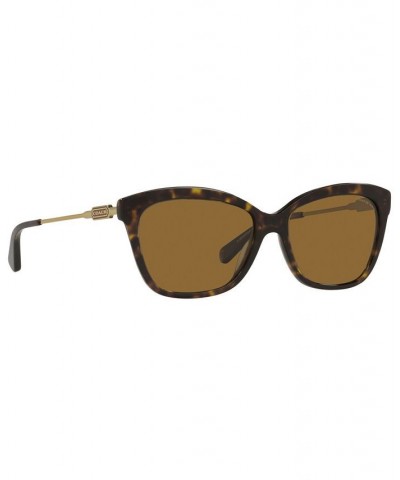 Women's Polarized Sunglasses HC8305 57 L1168 DARK TORTOISE/BROWN POLAR $25.96 Womens