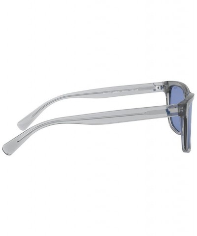 Sunglasses 0PH4167 TRANSPARENT GREY/LIGHT BLUE MIRROR SILVER $18.60 Unisex