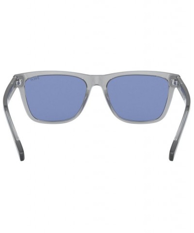 Sunglasses 0PH4167 TRANSPARENT GREY/LIGHT BLUE MIRROR SILVER $18.60 Unisex