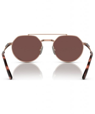 Unisex CHROMANCE Polarized Sunglasses Jack II Titanium 51 Rose Gold-Tone $129.92 Unisex