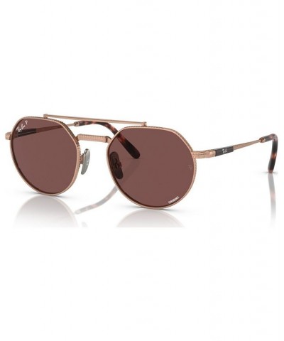 Unisex CHROMANCE Polarized Sunglasses Jack II Titanium 51 Rose Gold-Tone $129.92 Unisex