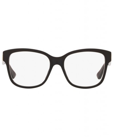 Women's Rectangle Eyeglasses GC00166354-X Black $91.35 Womens