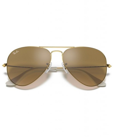 Sunglasses RB3025 AVIATOR MIRROR Gunmetal Matte/Silver Mirror $50.76 Unisex