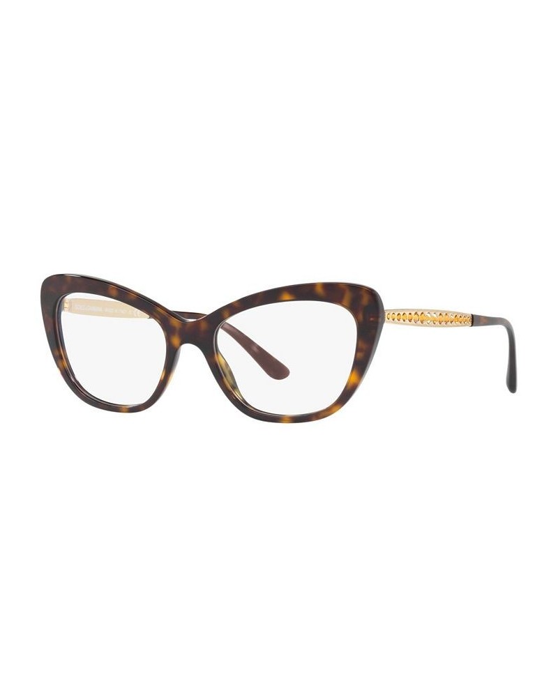 Dolce & Gabbana DG3275B Women's Cat Eye Eyeglasses Black $28.00 Womens