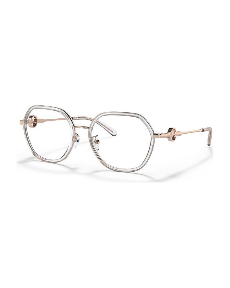 Women's Irregular Eyeglasses MK3057 Clear $13.28 Womens