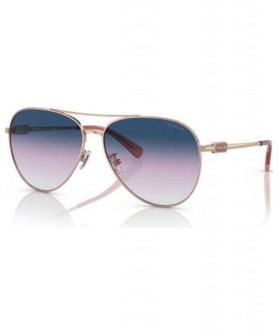 Women's Sunglasses HC714061-Y Shiny Rose Gold-Tone $25.48 Womens