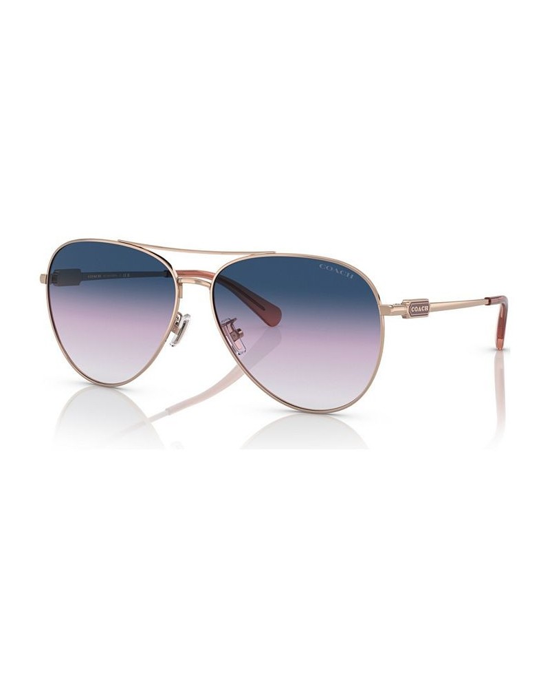 Women's Sunglasses HC714061-Y Shiny Rose Gold-Tone $25.48 Womens