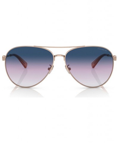 Women's Sunglasses HC714061-Y Shiny Rose Gold-Tone $25.48 Womens