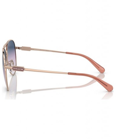 Women's Sunglasses HC714061-Y Shiny Rose Gold-Tone $25.48 Womens