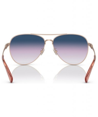 Women's Sunglasses HC714061-Y Shiny Rose Gold-Tone $25.48 Womens