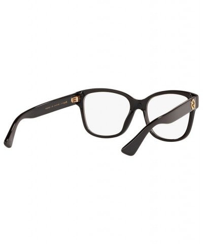 Women's Rectangle Eyeglasses GC00166354-X Black $91.35 Womens