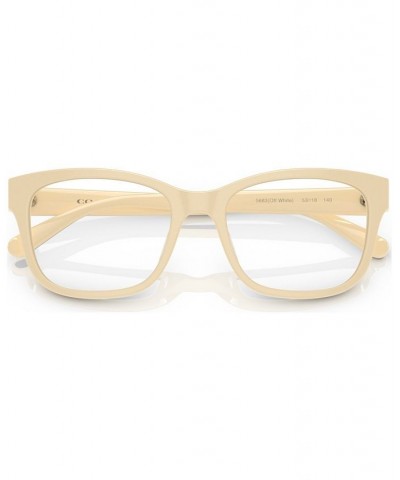 Women's Square Eyeglasses HC6197U53-O Off White $43.12 Womens