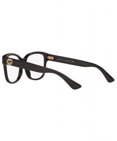 Women's Rectangle Eyeglasses GC00166354-X Black $91.35 Womens