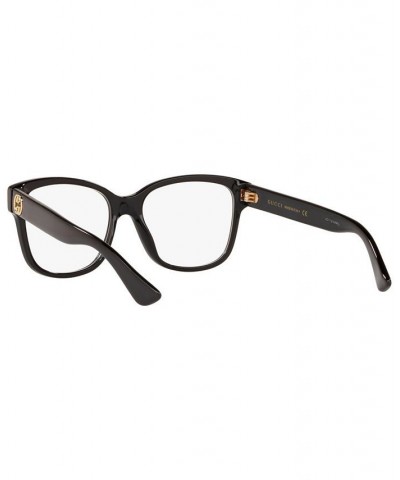 Women's Rectangle Eyeglasses GC00166354-X Black $91.35 Womens